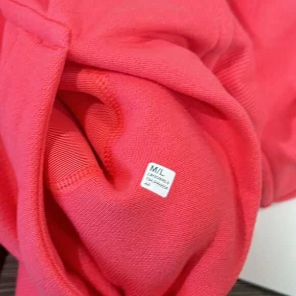 Lululemon Scuba Oversized Half-Zip Hoodie Glaze Pink NWT Size M/L - Picture 7 of 8